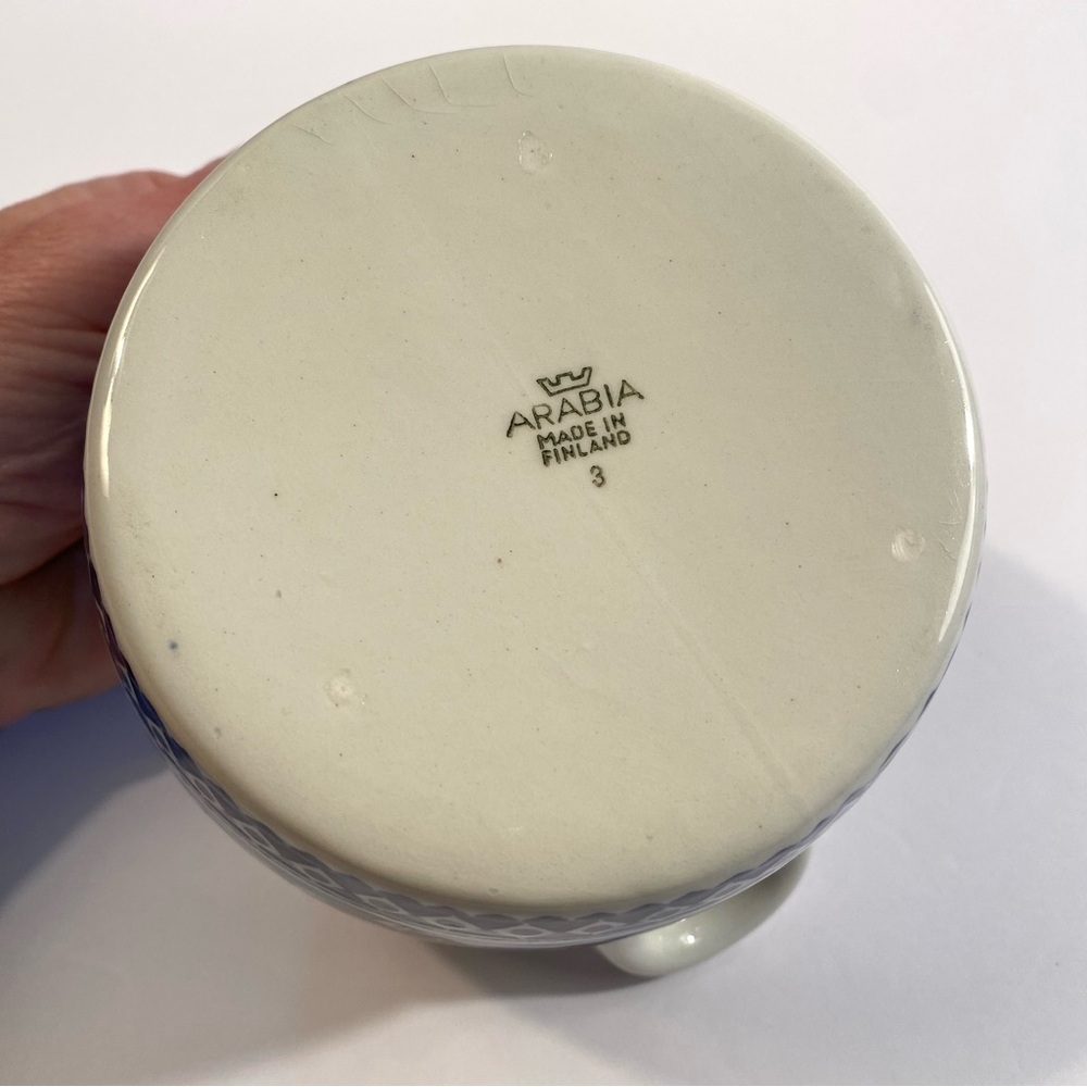 Vintage Arabia Finland Lingonberry Ceramic Butter Jam Jar Pot Raija Uosikkinen - Picture 12 of 14